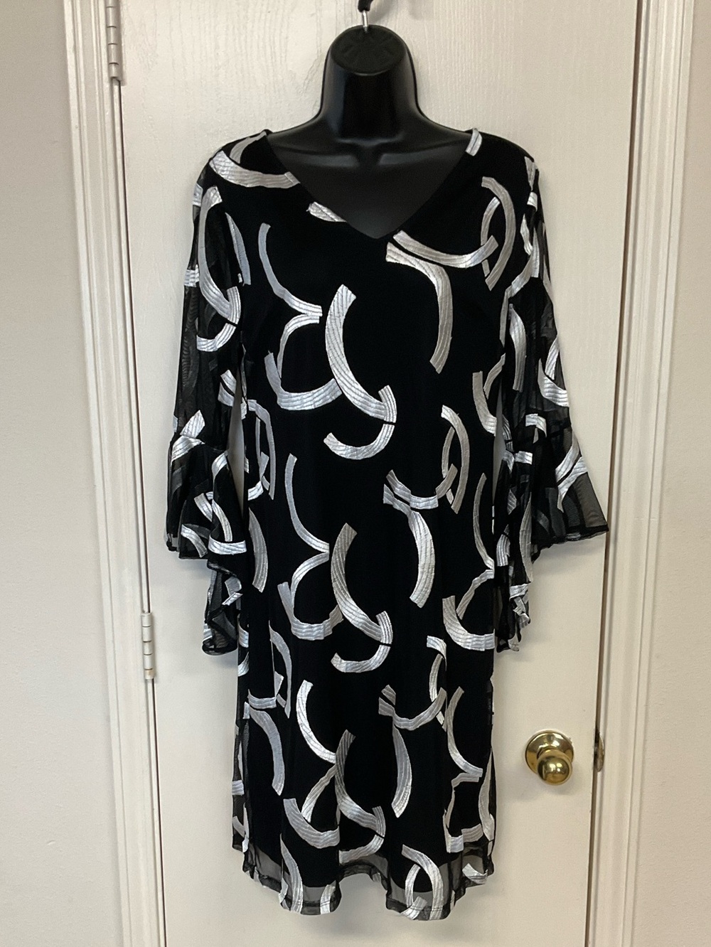 Alfani Abstract Print Midi Dress
